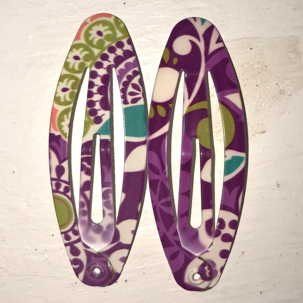Paisley Hair Clips